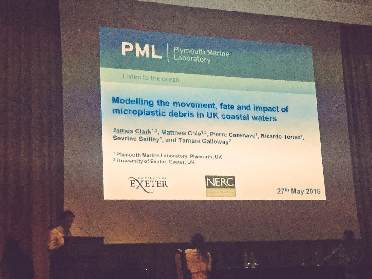 Adam Porter (@ap3489) on Twitter photo Our favourite model(er) James Clark <a href="/PlymouthMarine/">Plymouth Marine Lab</a> talking about tracking particles in the marine env. #Micro2016 Our favourite model(er) James Clark <a href="/PlymouthMarine/">Plymouth Marine Lab</a> talking about tracking particles in the marine env. #Micro2016