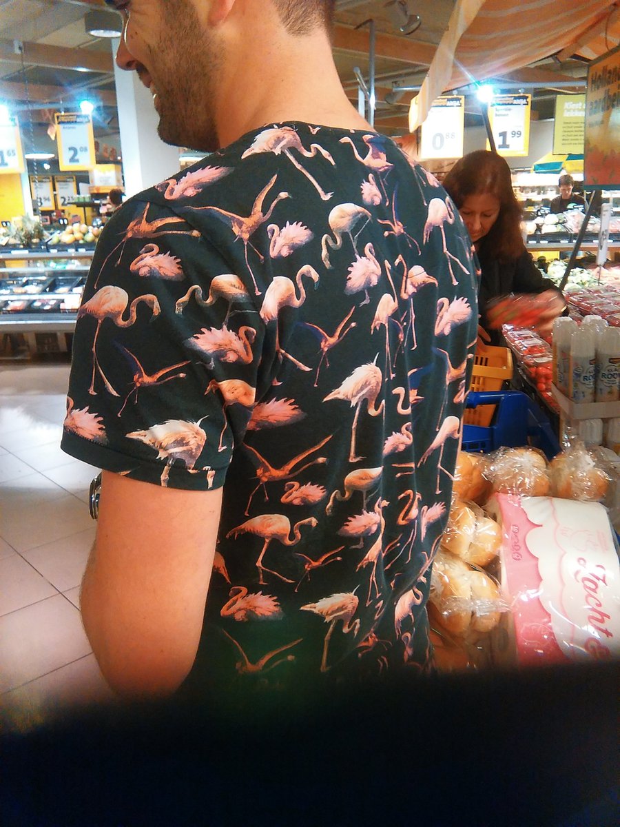 <a href="/puntmutsaers/">Sabine Mutsaers</a> Knapperd met leuke #flamingo