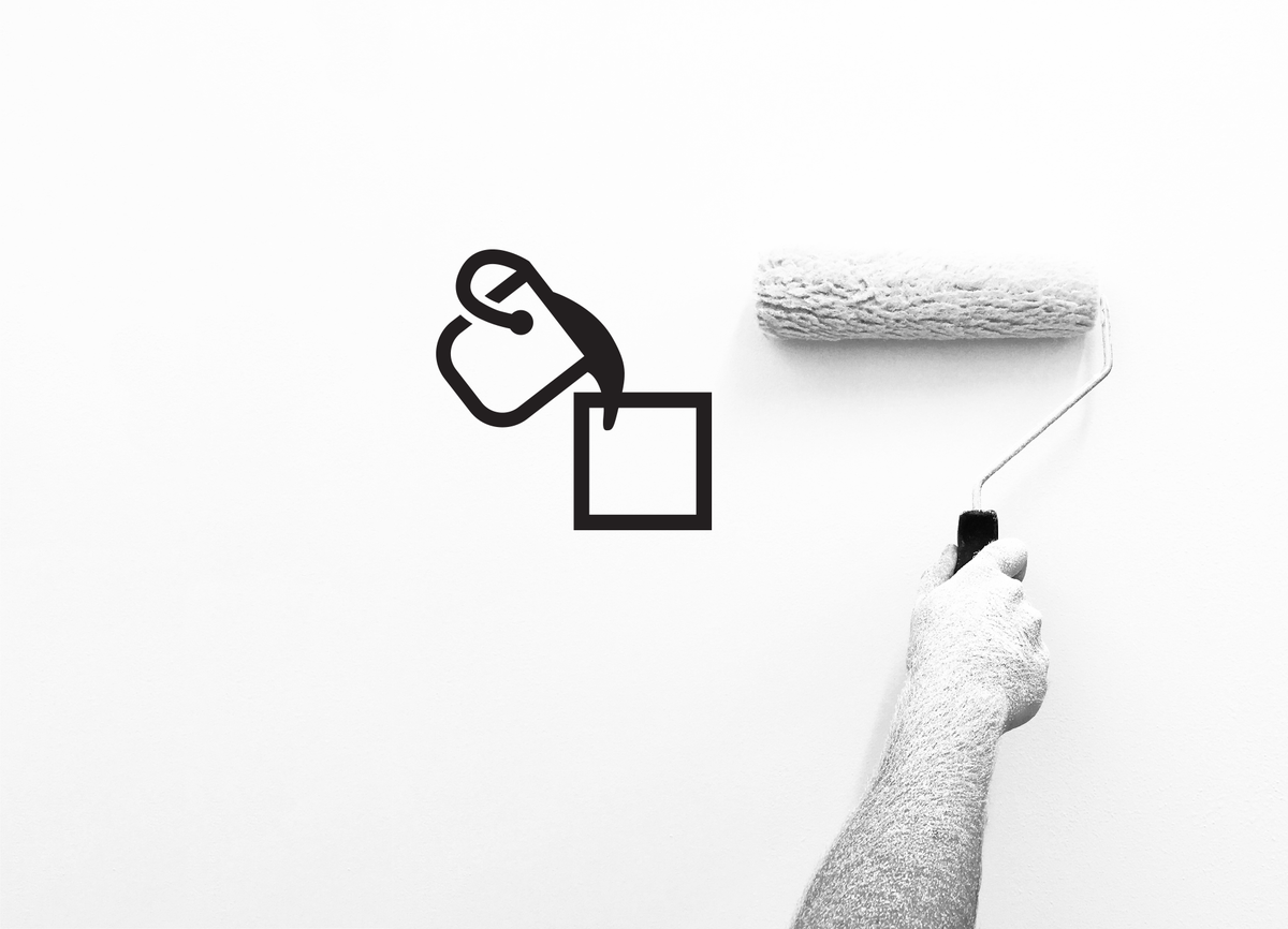 viscom16's tweet photo. It's not quite as easy as Edit + Fill... but we're having fun getting our hands dirty today painting the studio! https://t.co/sCoOqjQVw0