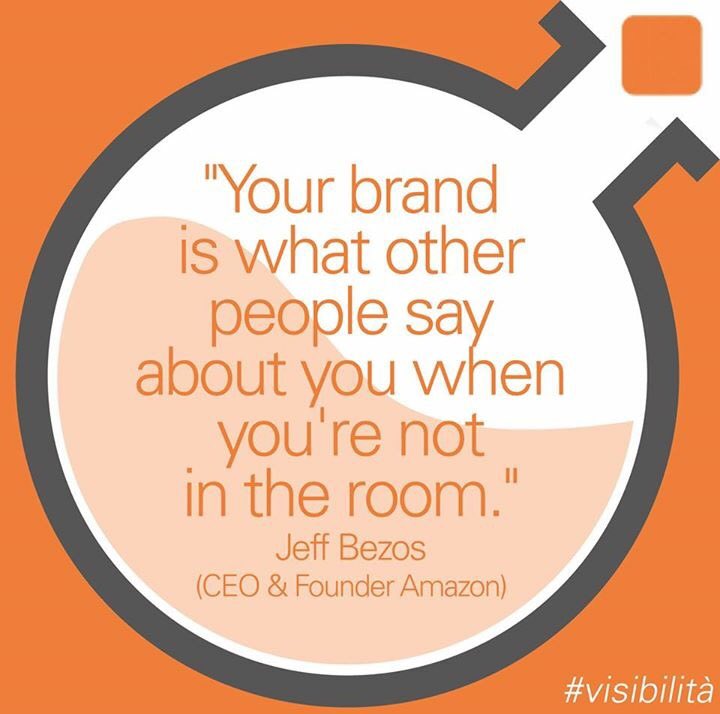 SabesLab's tweet image. "Il tuo brand è quello che gli altri dicono di te, quando non sei nella stanza" Jeff Bezos #sabeslab #brand #quote