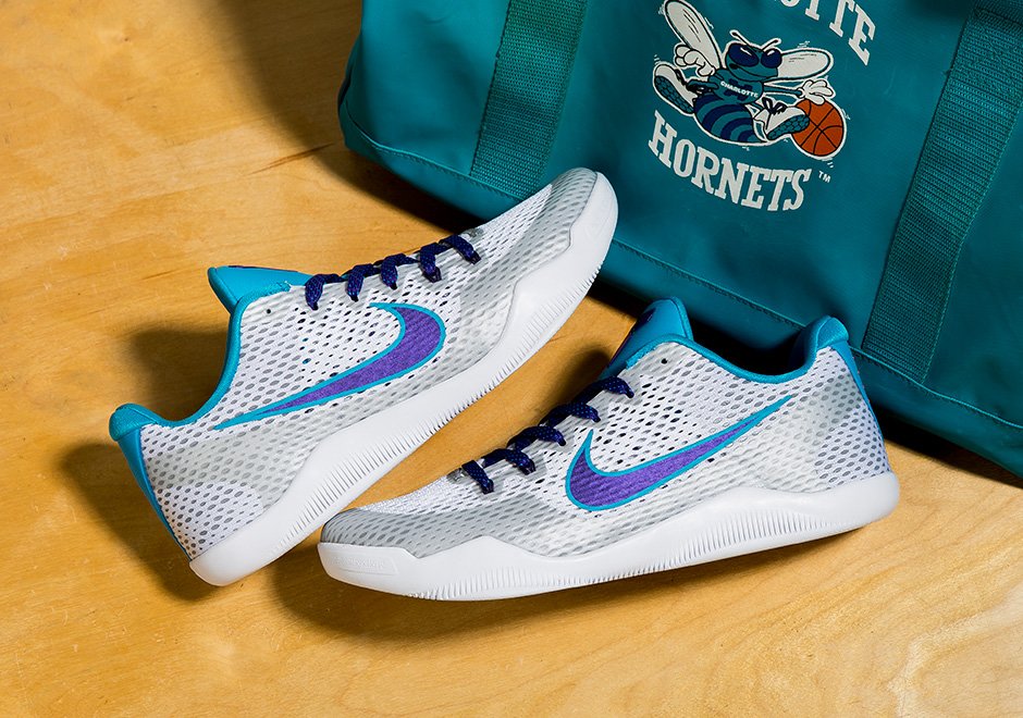 Nike Kobe 11 White Hornets Draft Day - Court Purple - the-watchtower.com/nike-kobe-11-w… #kobe #nike