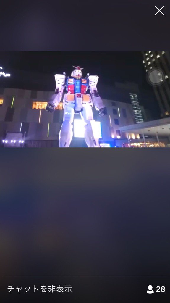 kanji_k's tweet photo. .@KantoKitsuneさんの #Periscope ライブ放送: Walking in Tokyo try #3 #GUNDUM #periscope #fixyour… https://t.co/XMwQtAs1RX https://t.co/5cAMFKciaY