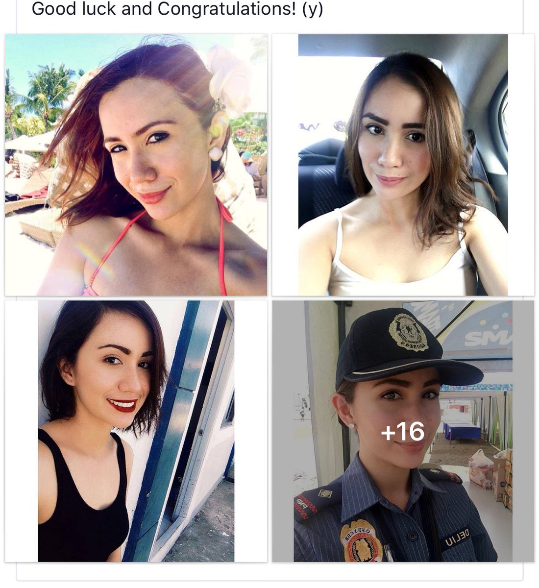 PAUMAJOfficial's tweet photo. Natawa ako sa comment ng isa, totoo daw pala si Glen Corpuz! Hot policewoman in PDigong's PSG 👮🏻👸🏻@dprincessmaja https://t.co/xSEBWNpl0H