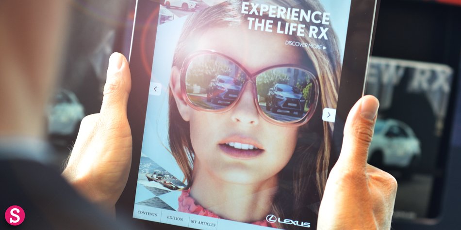 OhHowSuper's tweet image. Our #accelerometer #gyroscope tablet ad for #LexusRX is live #inapp this week in @thetimes &amp;amp; @guardian #TheLifeRX