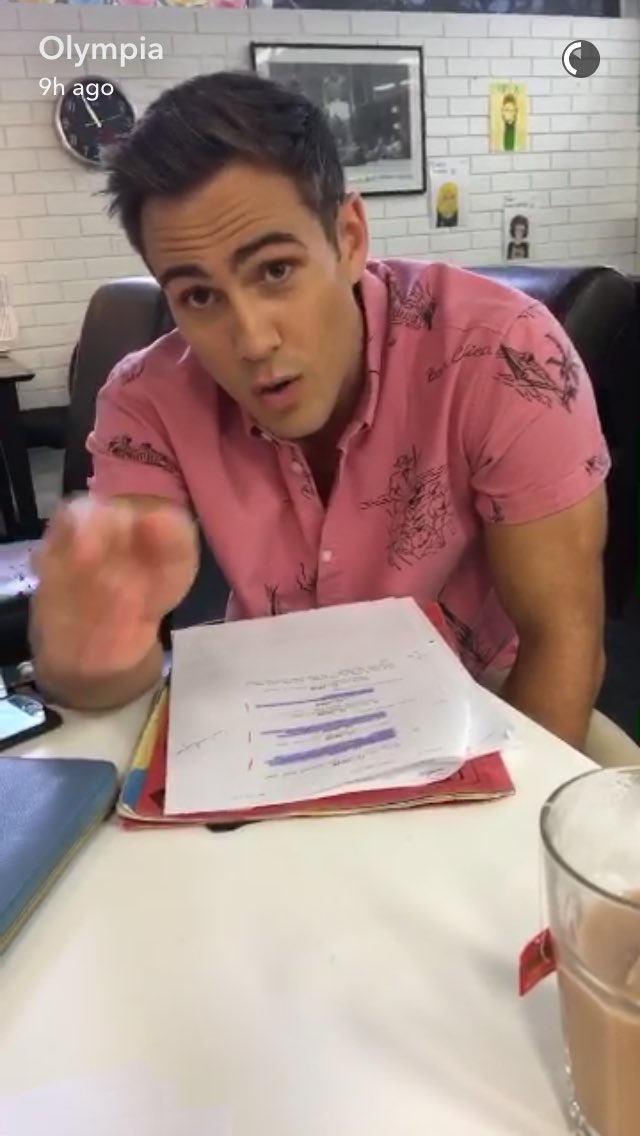 MattyWilsonFans's tweet image. Matt on Olympia's snapchat ❤️👻