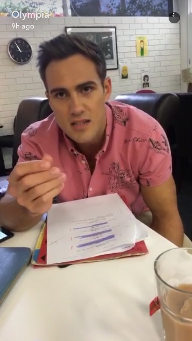 MattyWilsonFans's tweet image. Matt on Olympia's snapchat ❤️👻