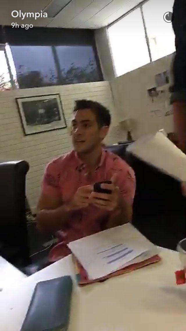 MattyWilsonFans's tweet image. Matt on Olympia's snapchat ❤️👻