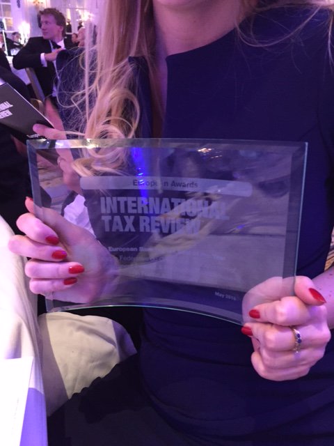 We are thrilled to have won the European Banking Tax Deal of the Year award! <a href="/IntlTaxReview/">ITR</a> #EuropeanTaxAwards