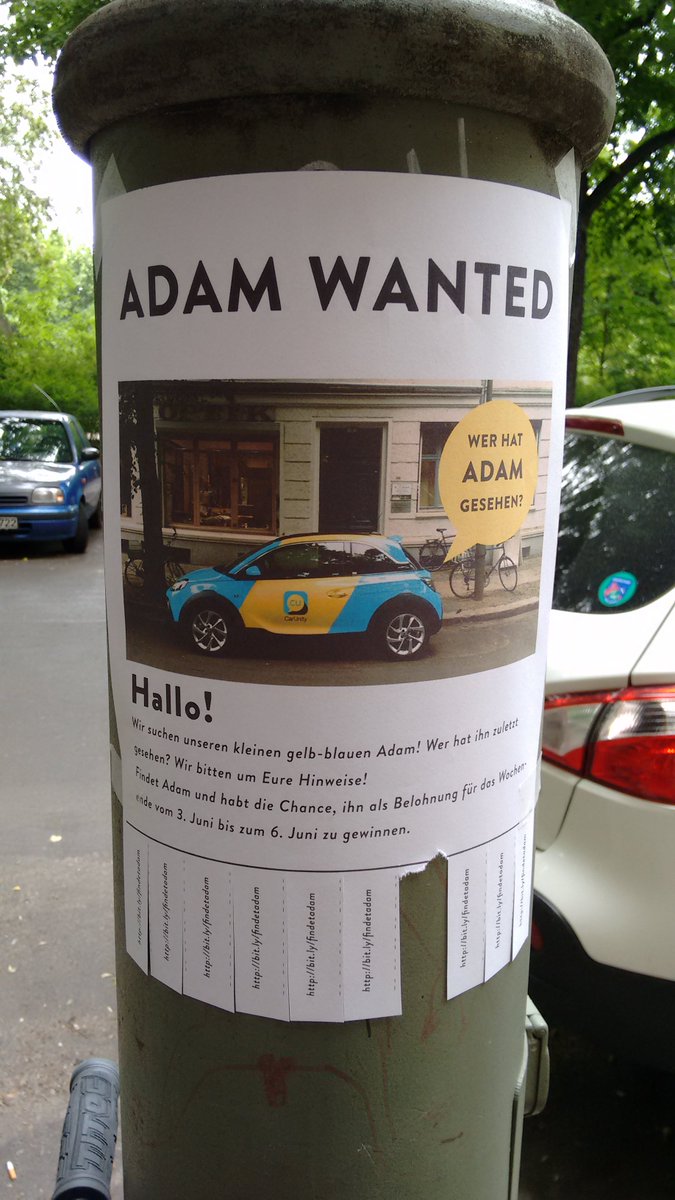 edgar_wetzig's tweet photo. Hey @CarUnityDE, hat euer Praktikant vergessen wo er geparkt hat? :P #CUrollin https://t.co/UEs7DyqJsb