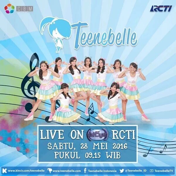 Jangan lupa besok <a href="/Teens_Abel/">Christabel Gavrila ☺</a> &amp; <a href="/teenebelle_ID/">TeeneBelle</a> ada di Dahsyat..Don't Miss it 😂