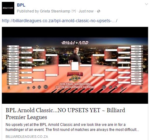 UnitedPool's tweet image. Word from the Sheriff on the top half! Visit us at the Sandton Convention Centre, 
billiardleagues.co.za/bpl-arnold-cla…