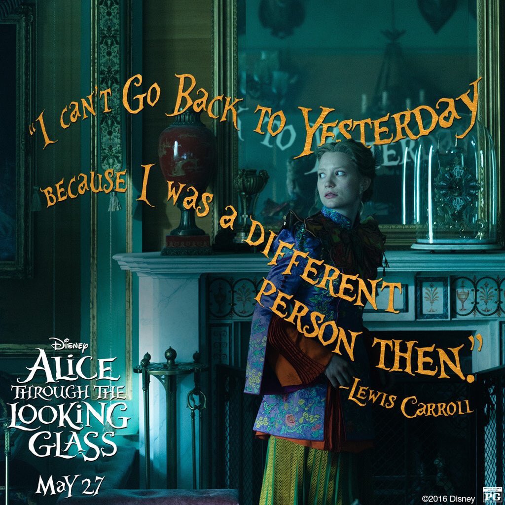 rachanncrouch's tweet photo. So pleased that Alice Through the Looking Glass is finally out! Can't wait to see my girl @CrouchAmelia https://t.co/UpcAxwVqDB