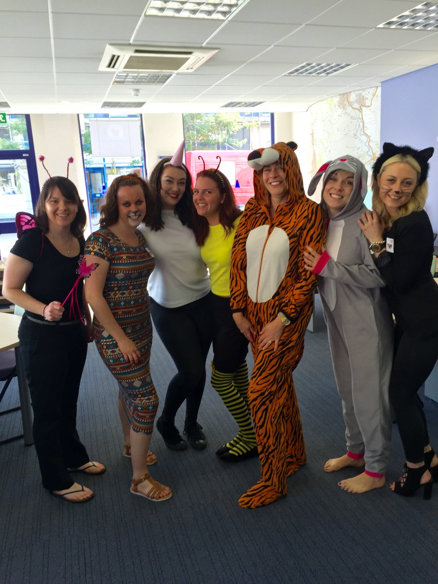 LeadersLimited's tweet photo. The team in #Worthing is supporting @Tog4ShortLives by dressing up as animals today! #charity https://t.co/MxH55kE5ea