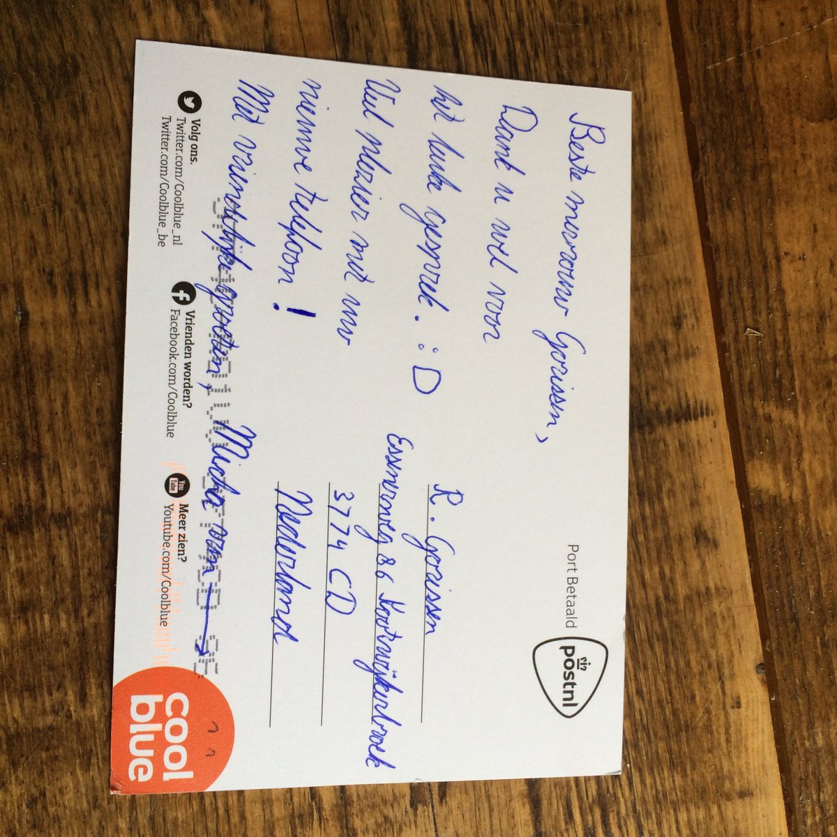 Wat doen ze dat toch super goed!! #coolblue