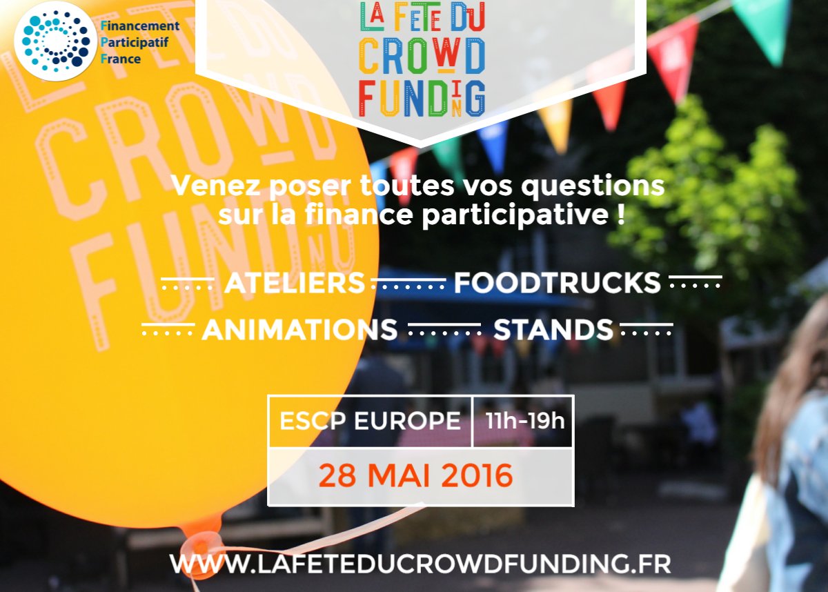 GMCrowdfunding's tweet image. #FeteCF Demain de 11h à 12h #Crowdfunding en don : pour qui, comment, pourquoi ? - bit.ly/1TEllZ1