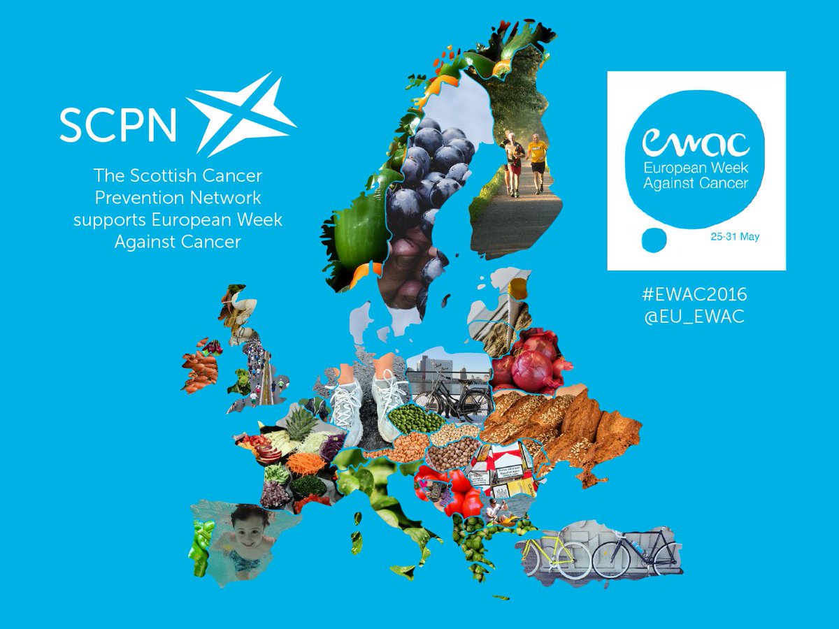 ScotCancerFnd's tweet photo. We are supporting European Week Against Cancer 25th -31st May! #EWAC2016 @EU_EWAC @scotgovhealth @APPGC https://t.co/yNFkyY10Rc