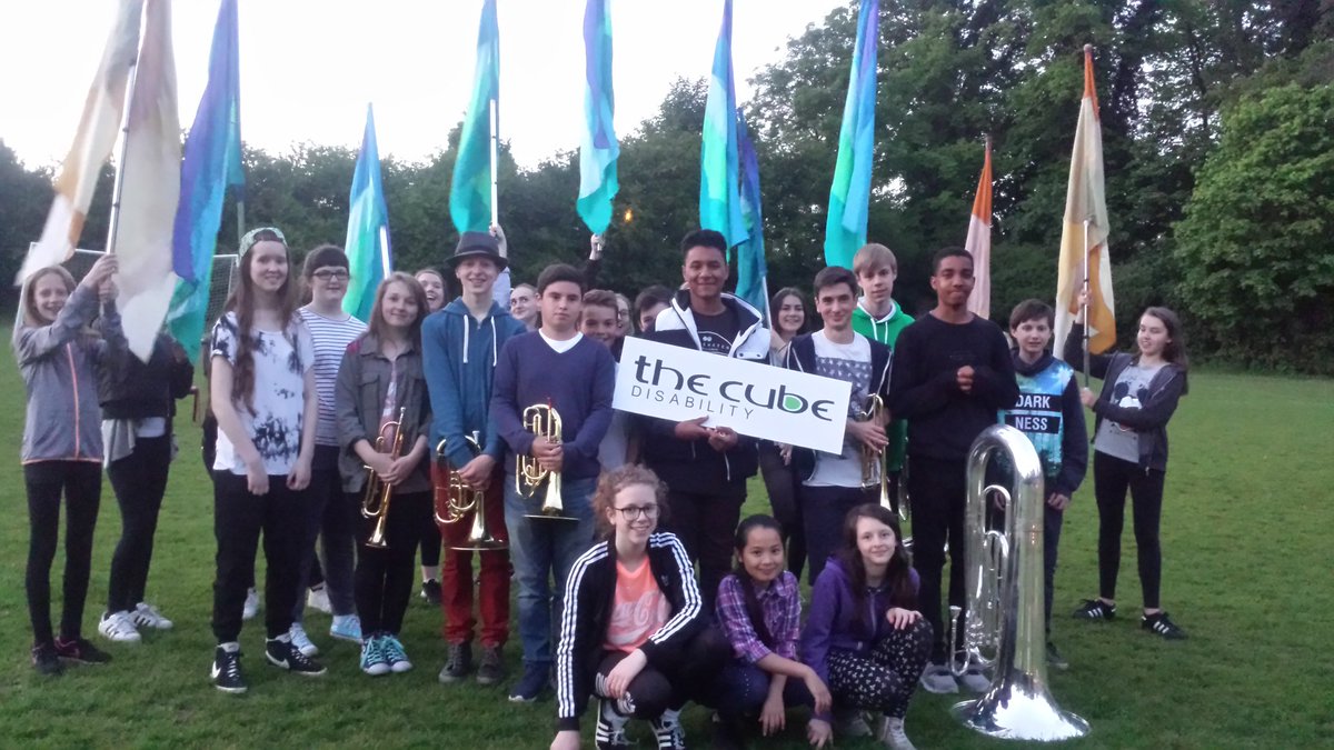 LibertyDrumCorp's tweet photo. Huge thanks to @CubeDisability. Sponsored last night's rehearsal &amp; helped these kids have a great time. #northampton https://t.co/LsWJCsWGDP