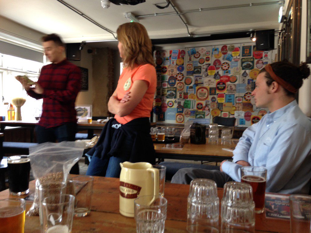thepeepsbrewery's tweet photo. Great maltcentric tasting with @totalcurtis @BelindaBeerRun @standrewbrewhse #headcracker https://t.co/QmZ26jzCDa