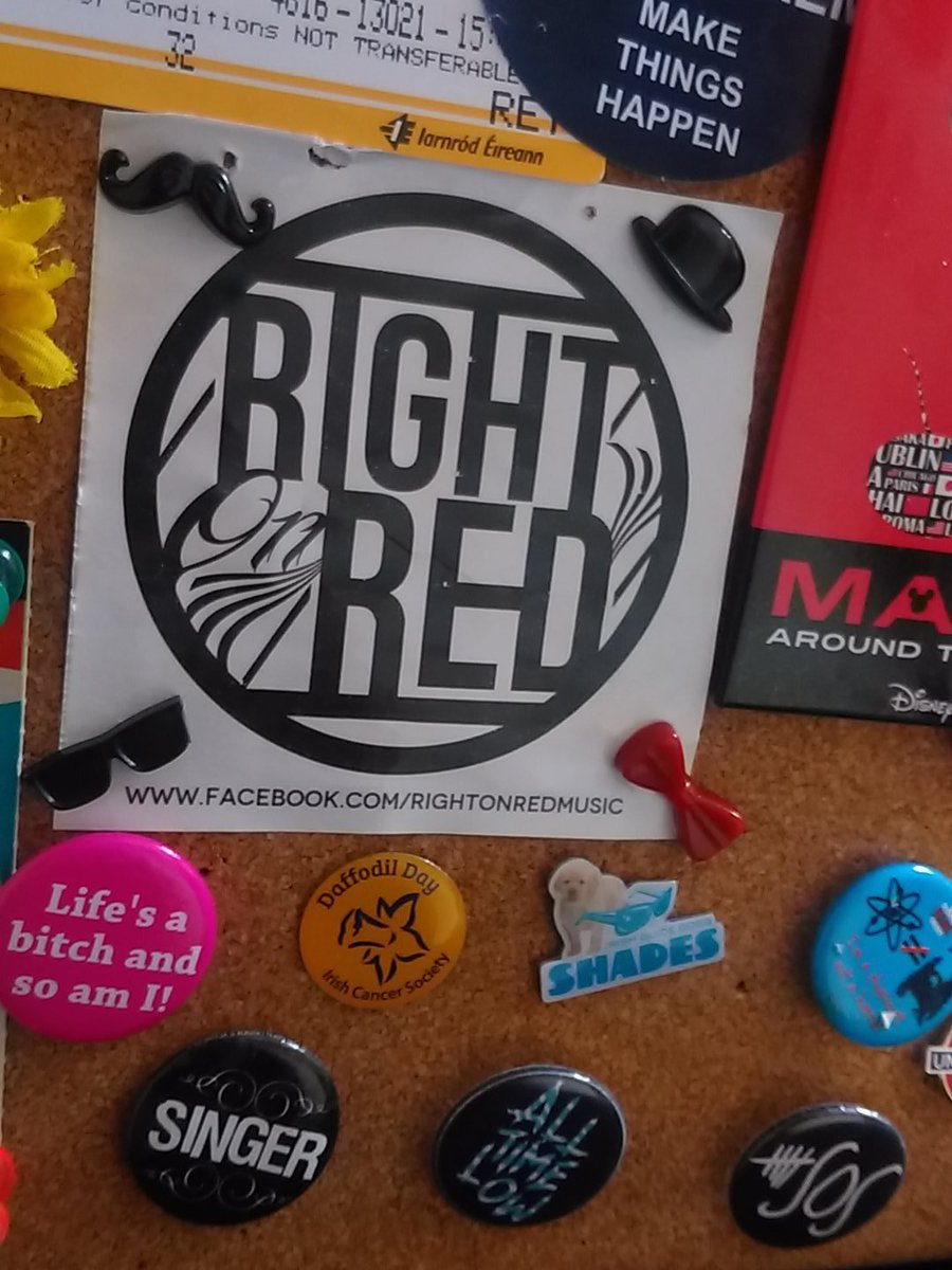NerdyMusicChik's tweet photo. @RightOnRedMusic I just realised that I still have the stickers that you sent me 2 years ago #stillaloyalfan https://t.co/5lMduXja17