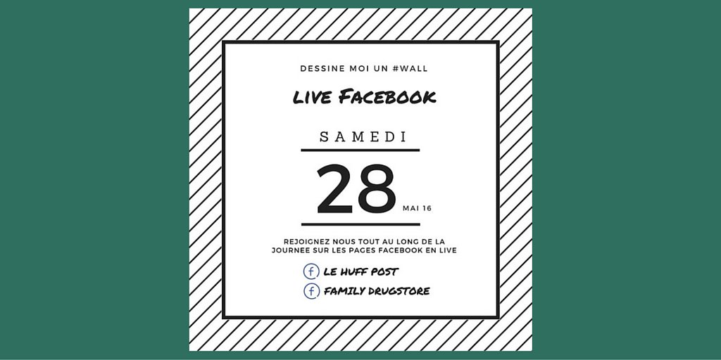 LeHuffPost's tweet photo. On vous donne rendez-vous demain avec @FamilyDrugstore pour deux fresques réalisées en live dans notre rédaction. https://t.co/dxoKhaKEbO