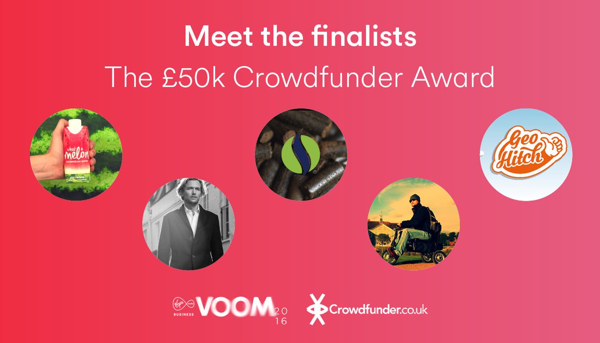 DRUM ROLL: Announcing the #VOOM Crowdfunder Five! Congratulations everybody! ow.ly/8M90300E8GK
