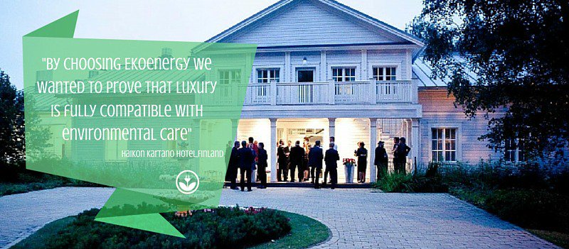 EKOenergy_'s tweet photo. Huge thanks to hotel Haikon Kartano in magical Finnish city Porvoo! Who is next? #EKOenergy4Ecohotels #ecotourism https://t.co/Ve4E7vyzOT