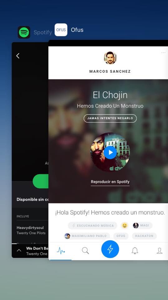 ofusme's tweet photo. Ofus + Spotify 🎵

Ahora podes escuchar y compartir en Ofus lo mejor de Spotify. 

¡Que tengan un buen fin de semana! https://t.co/YhWABtZDhR