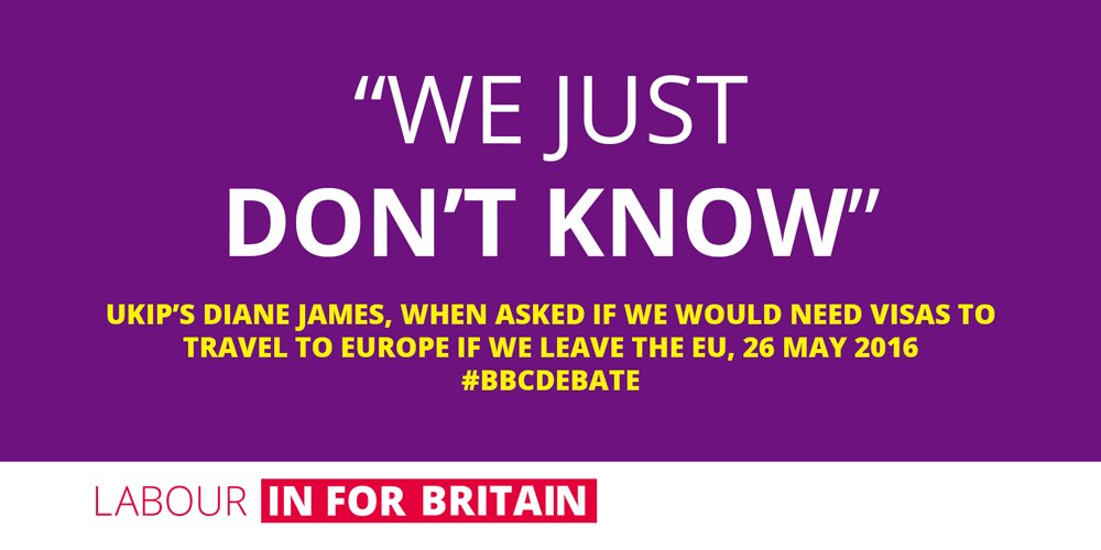 UKLabour's tweet photo. The Leave campaign summed up their whole campaign in four words last night. RT if you agree → 
#LabourInForBritain https://t.co/dQ2i8PhCxL
