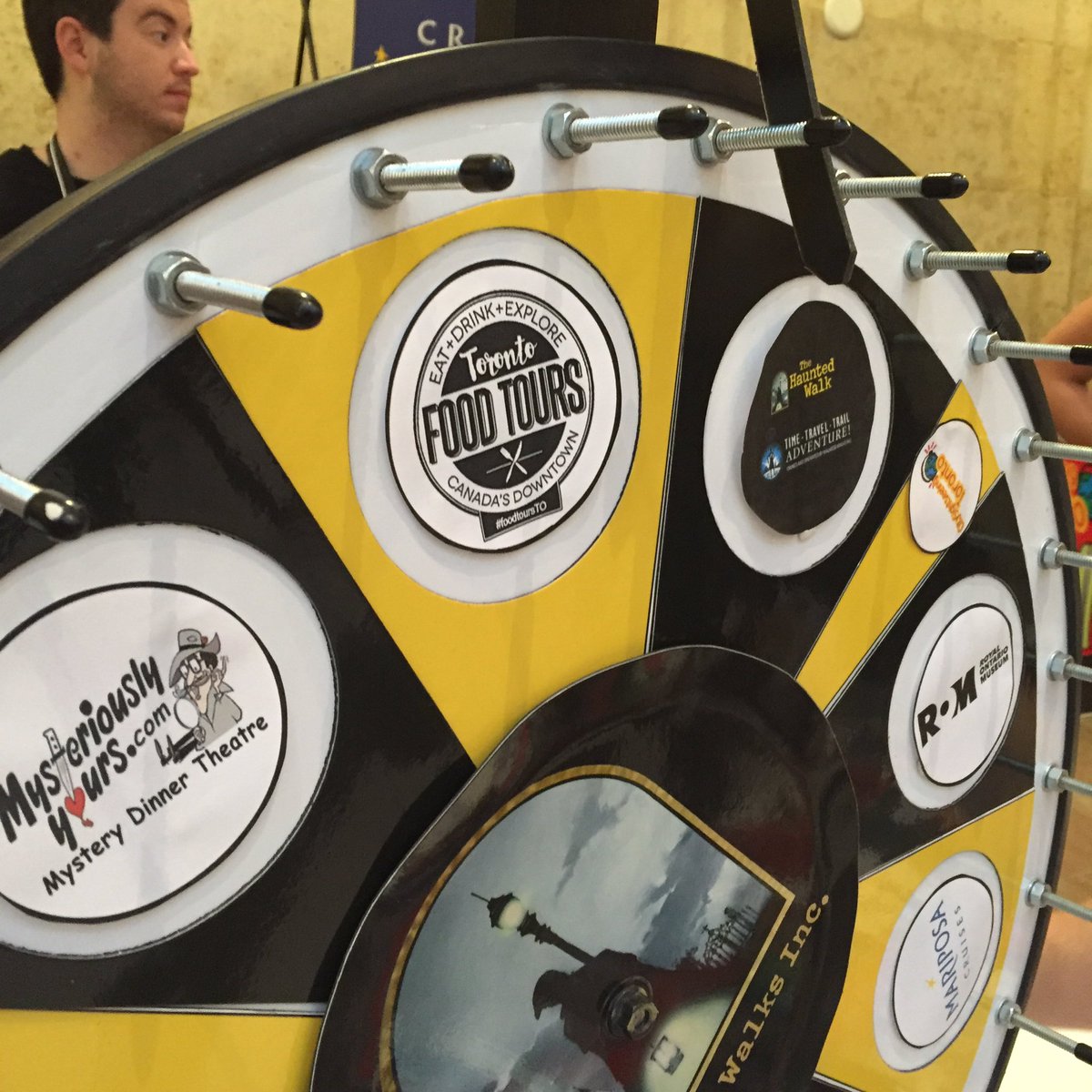 chefscottshop's tweet photo. Come say Hello I'm @unionstationTO til 1pm giving away #free #foodtours with @FoodtoursTO #spinthewheel #DiscoverON https://t.co/ZTyzMSbvkv