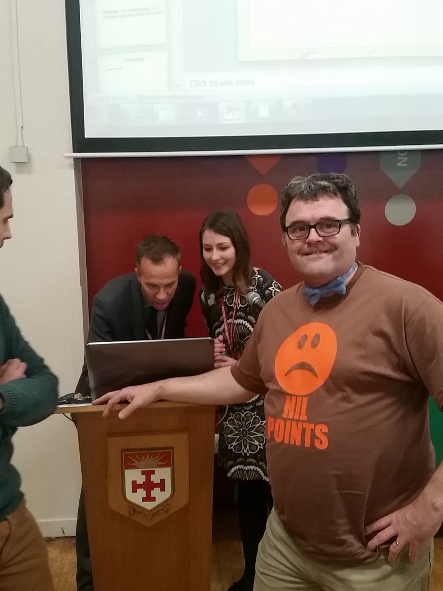 AHCCTeachLearn's tweet photo. And now for the teach meet. Mr Aspinal is on top form already! #AHCCConference https://t.co/35TCwtQZm0