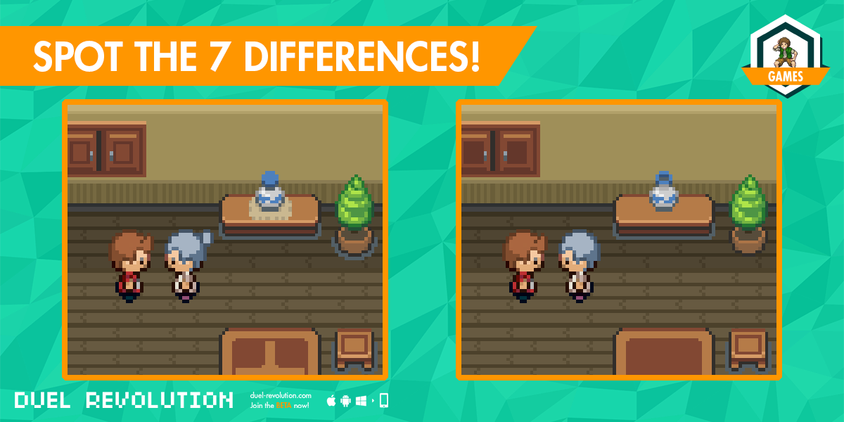 DuelRevolutionI's tweet photo. Let's play again!
Can you find the 7 differences in these two pictures? https://t.co/ec5jkNUwAd