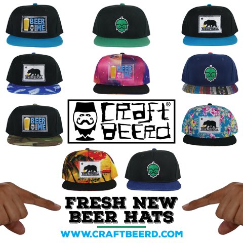 FRESH NEW BEER HATS :)
bit.ly/1qPkHQv #craftbeer