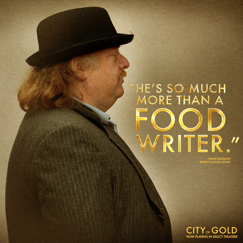 CityOfGoldDoc's tweet photo. Take a culinary journey through Los Angeles with Pulitzer Prize winning food critic @thejgold in #CityofGold. https://t.co/LsZesLrxEE