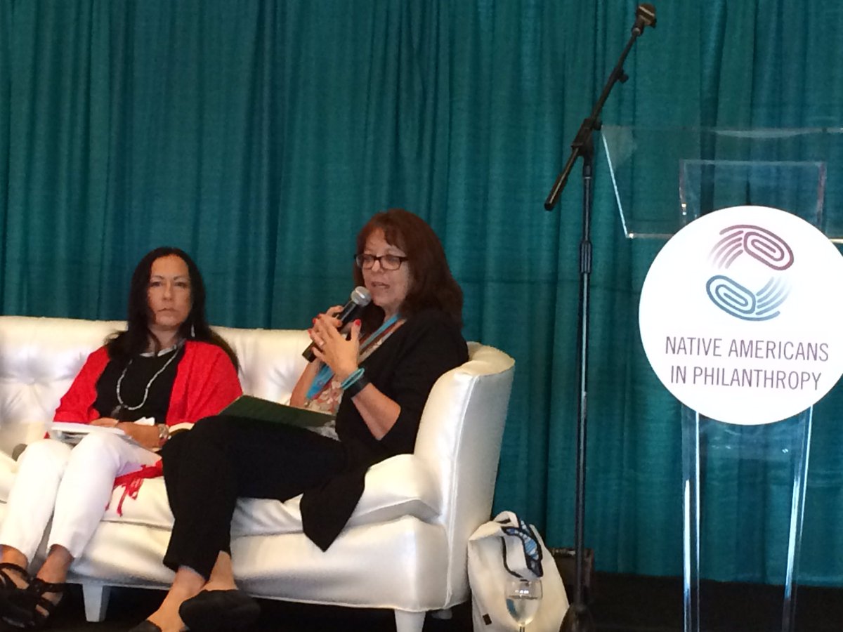 NativeGiving's tweet photo. "Tribal colleges have the responsibility of a transformative and restorative role." @collegefund #RaisingImpact16 https://t.co/mFTaDSX2vR