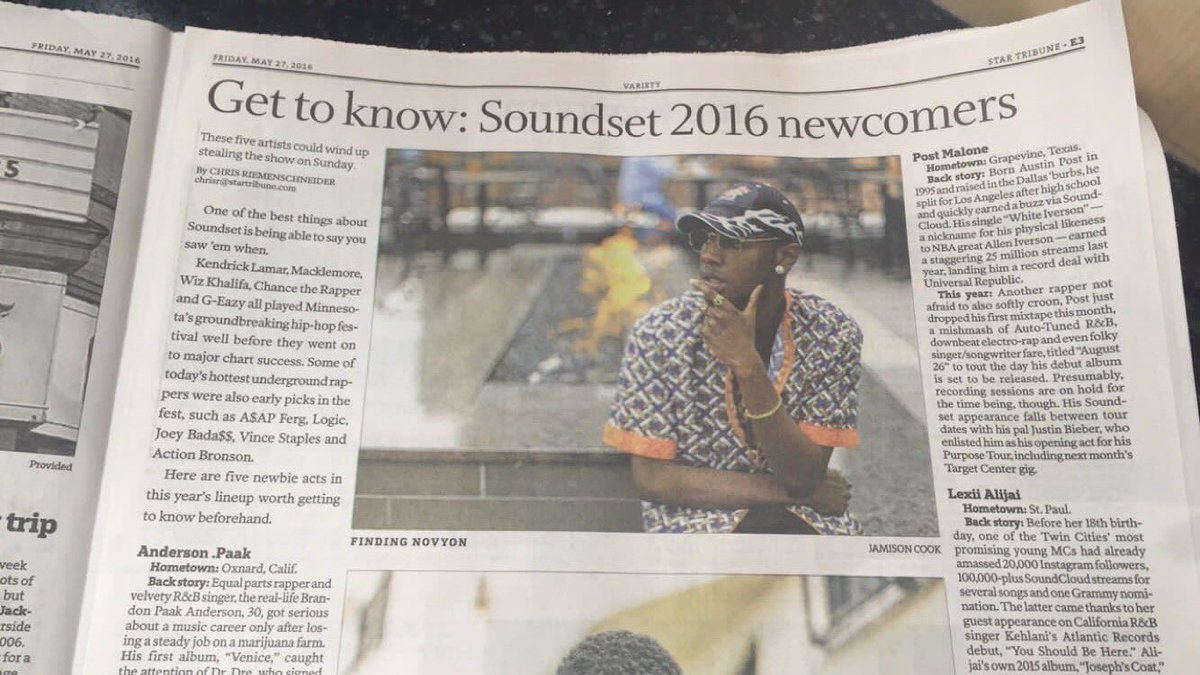 FindingNovyon's tweet photo. I've done a lot of tight things 
Over the past year or so.
BUT THIS!?!?!?

Damn, thank you @StarTribune 

#SOCOLD ❄️ https://t.co/kypAGMtw0d