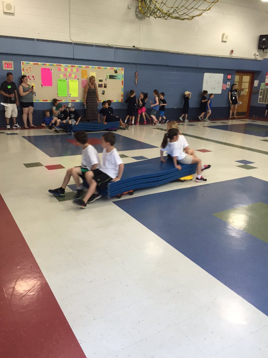 WES Field Day is underway! Great team spirit from Blue &amp; White!  Lasting memories!