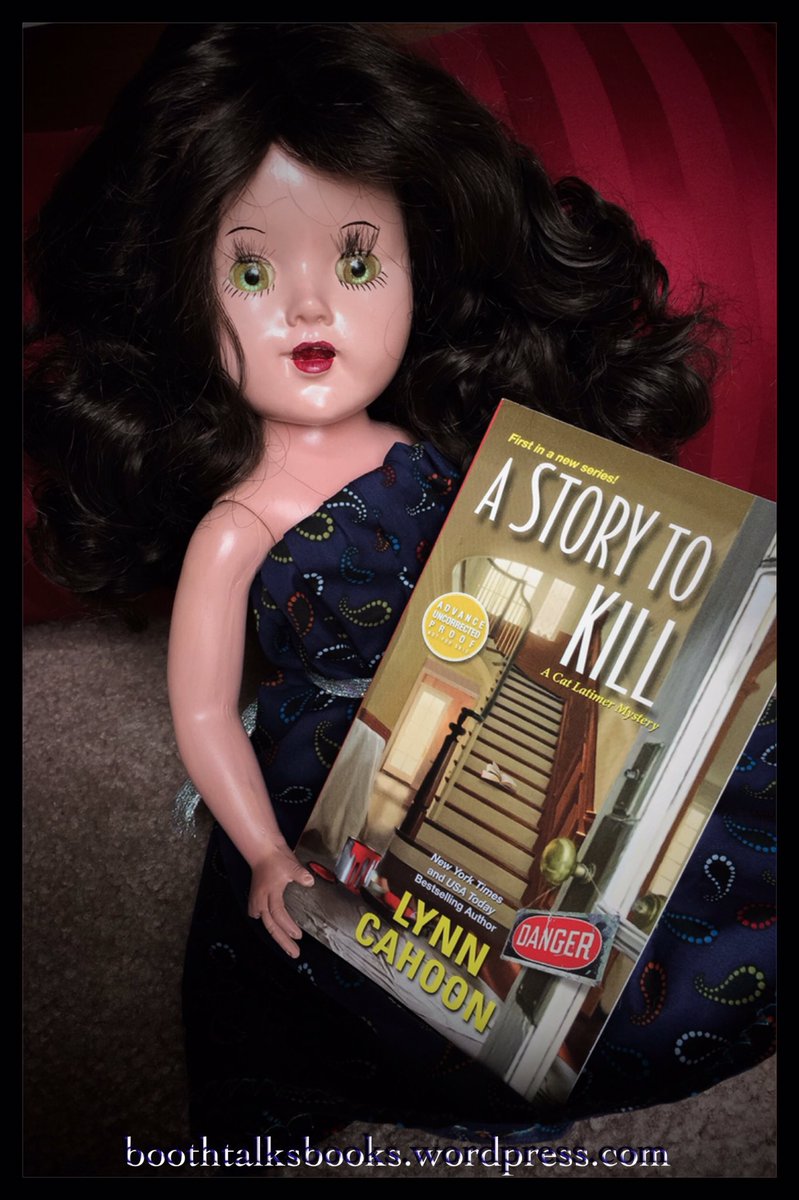 S_A_Hagan's tweet photo. @BerkleyPub  I am reading @LynnCahoon 's upcoming book, "A Story To Kill" this weekend!  #cozy #murder #catlatimer https://t.co/HdasCSu8ea