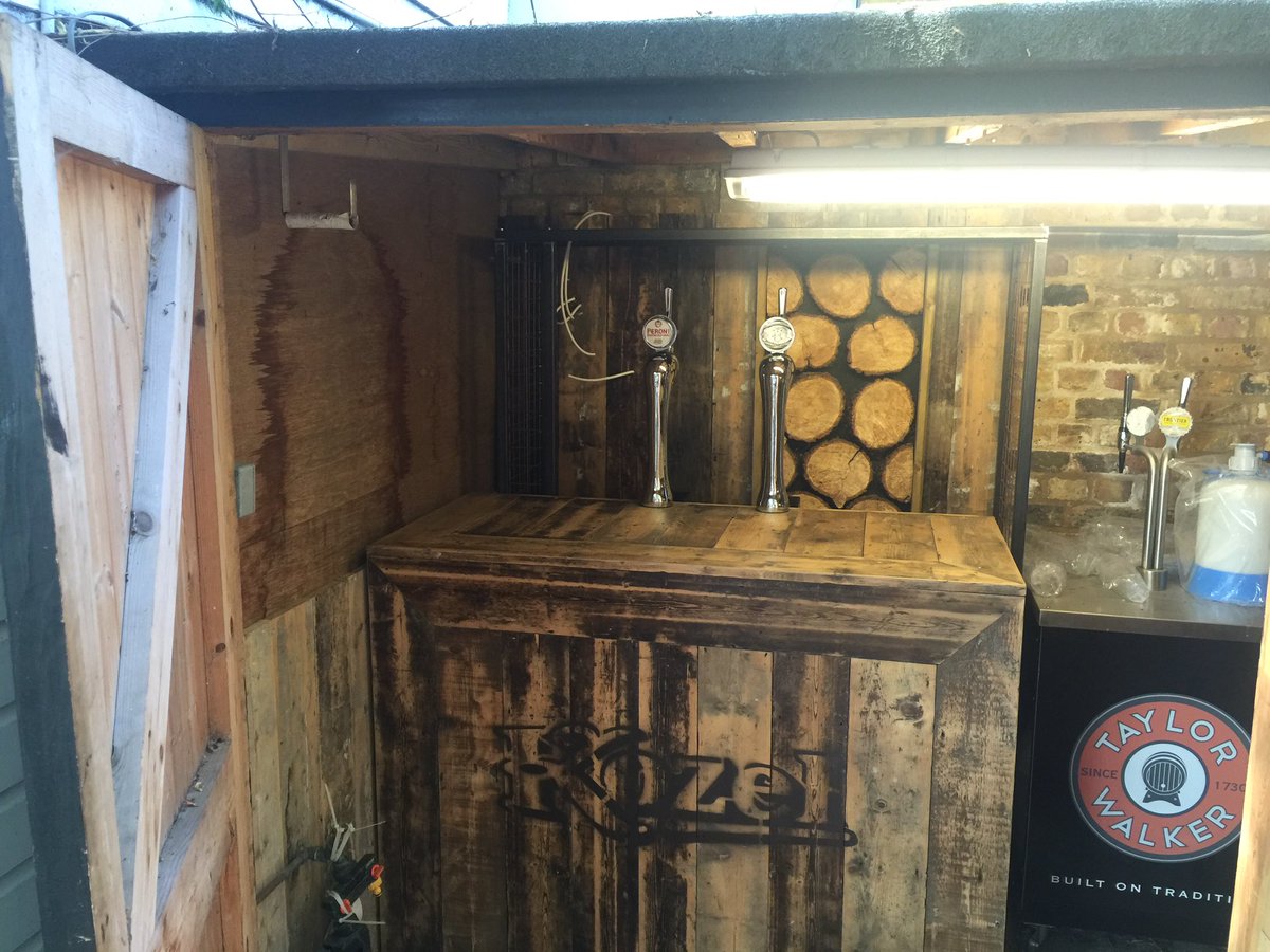 ProspectWapping's tweet image. Outside bar nearly ready. #summer #wapping #beergarden