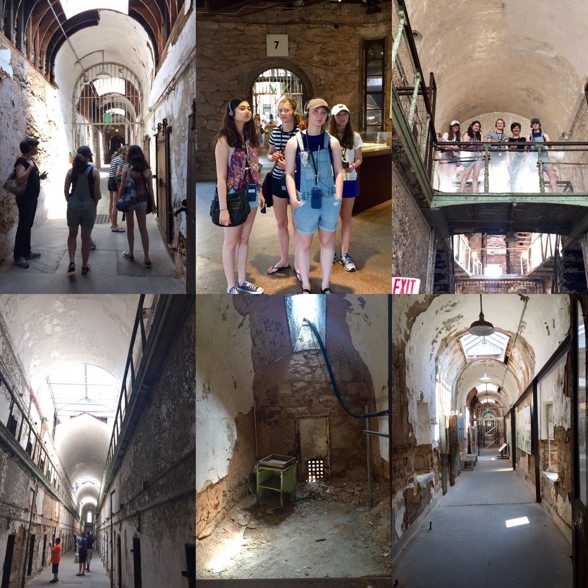 SSPPhilly's tweet photo. Exploring Eastern State Penitentiary https://t.co/xzIewt9904
