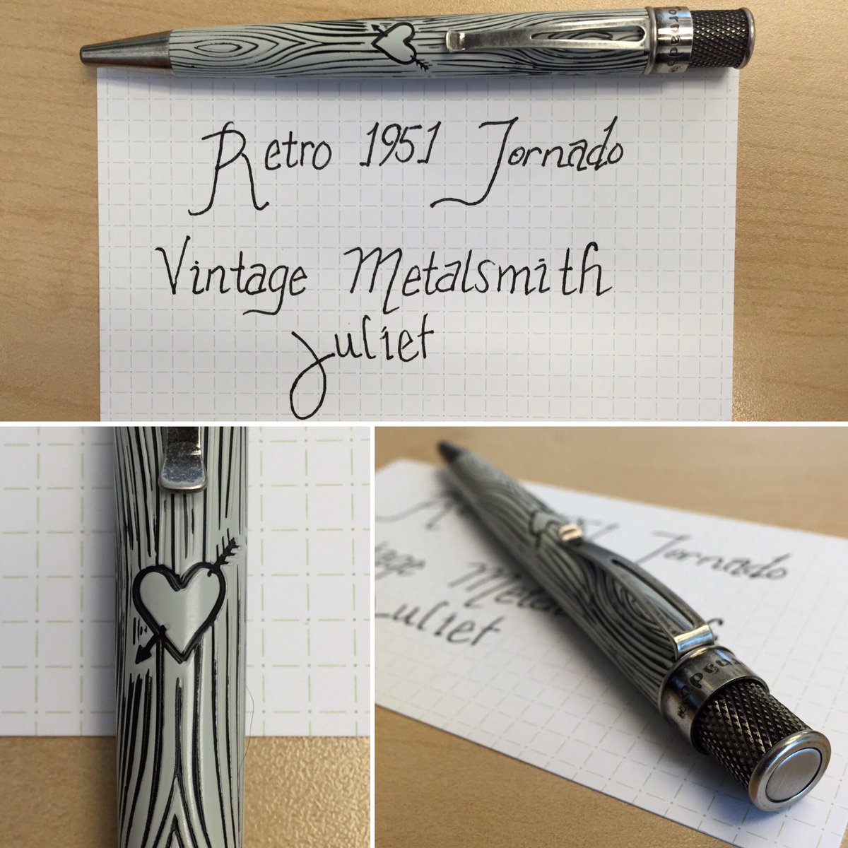 .<a href="/Retro1951/">Retro 1951 Fine Pens</a> Tornado: I love the Vintage Metalsmith series and the Juliet is no exception #pens #ppf