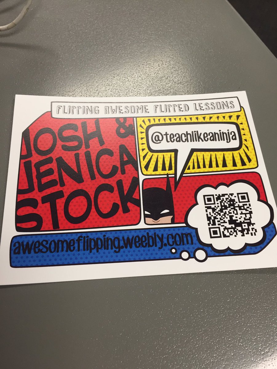 aprilschoenberg's tweet image. Awesome flipped learning session with @teachlikeaninja &amp;amp; @jenicastock @opsedtech #SummerConference2016