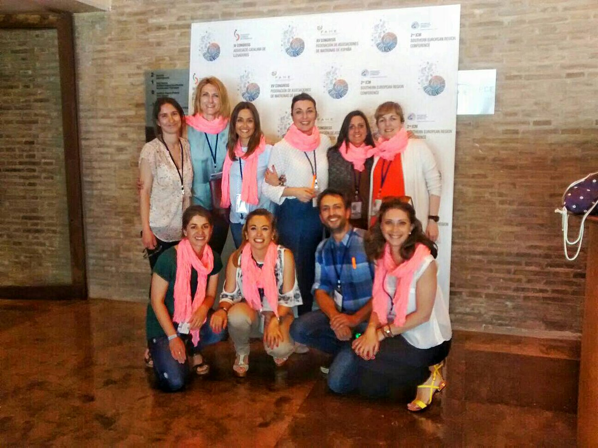 El equipo de Apromap en Tarragona! #aprendiendo #midwives2016 #congresointernacional