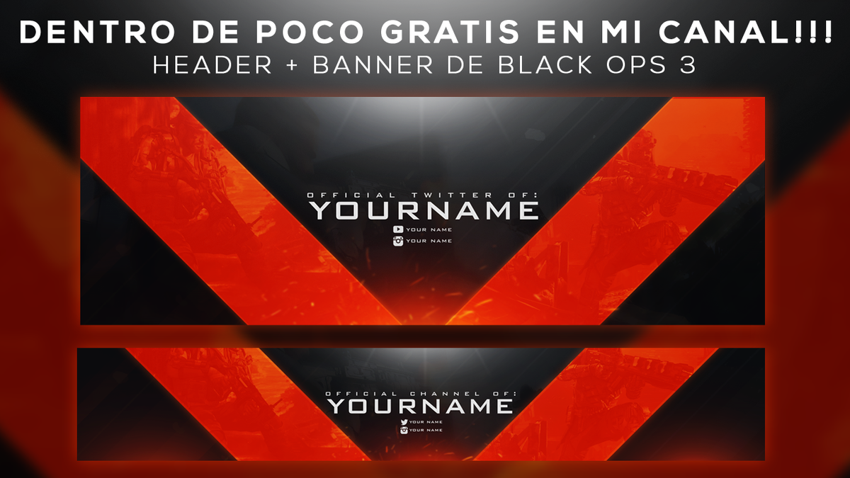 DesignsSM's tweet image. Os gustaría tener este header y este banner gratis??
Dentro de poco en mi canal!!!! 
@AyudasDirKa @ZonaGamingPW