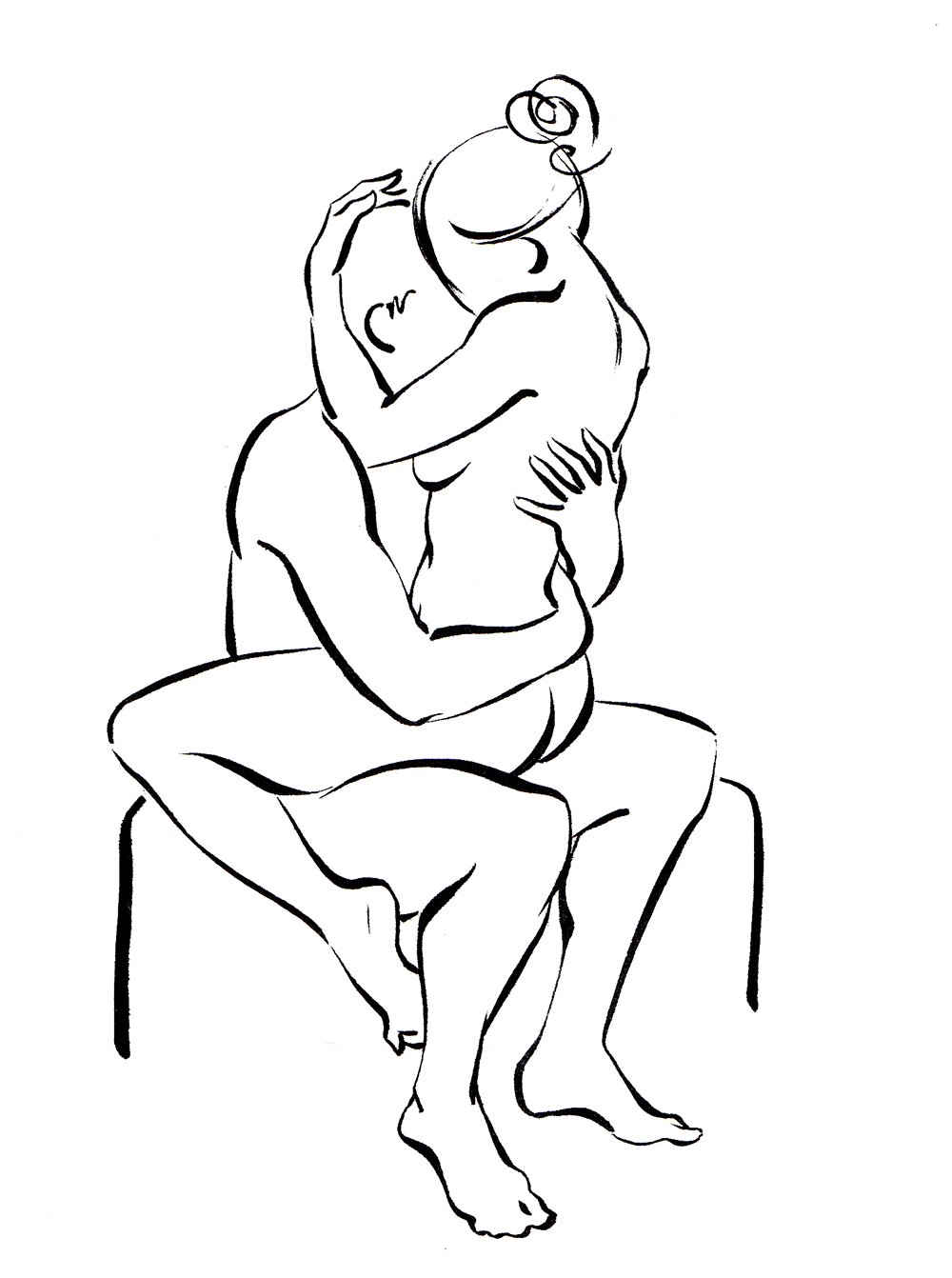 “Classic Sex Positions - Reinvented with beautiful figure drawings by #Kath...