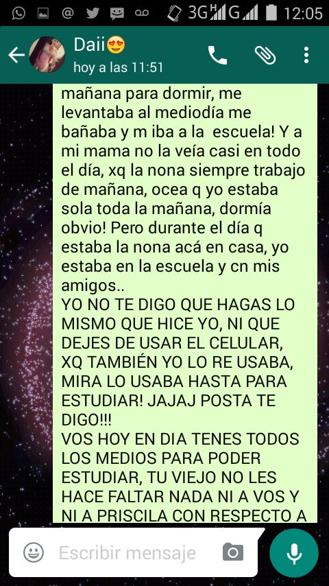 yaaniitorres's tweet photo. @Ortega_Daiana15 jjajajaja pero me te porteeee con todoo lo q te escribiii gilaaa!!! https://t.co/854YCX5Yoc