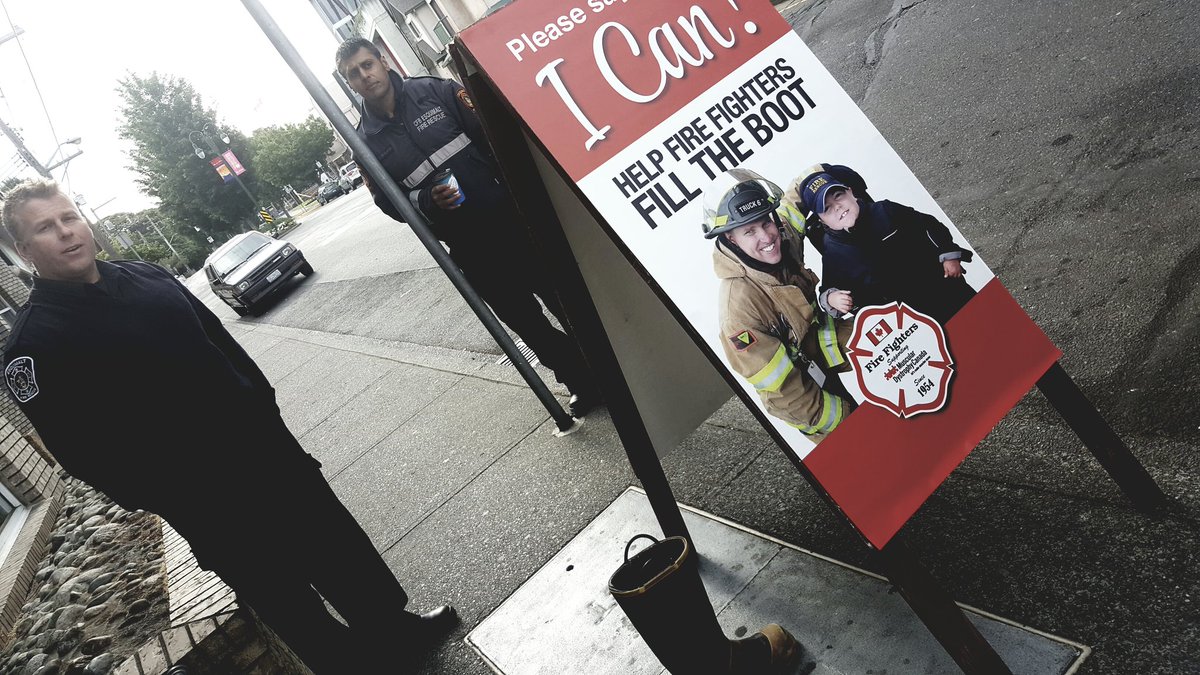 VibrantVictoria's tweet photo. Help local firefighters #filltheboot for charity today and tomorrow. Members will be stationed t/o the region #yyj https://t.co/00R6DO7T1p