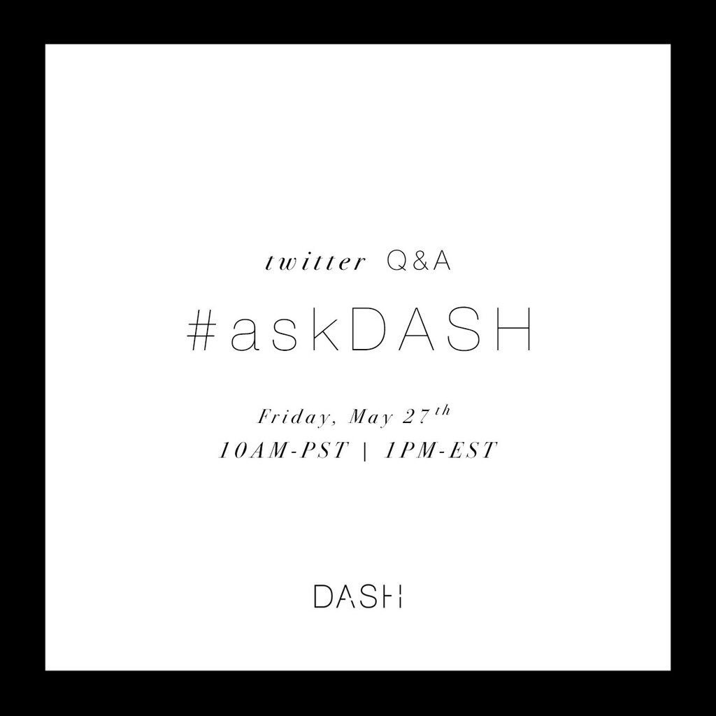 KourtneysBae's tweet photo. Q&A with @dashboutique on Twitter today 1pm EST/10am PST using the hashtag #askDASH! https://t.co/KCtmM7rCzZ