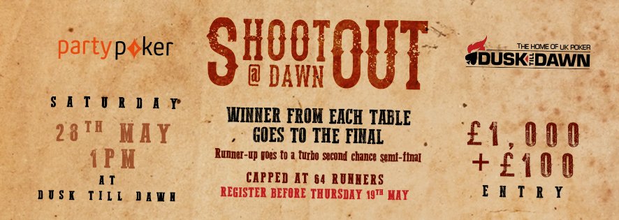 Dusk Till Dawn On Twitter Tomorrow 1pm Dtd Shootout At Dawn