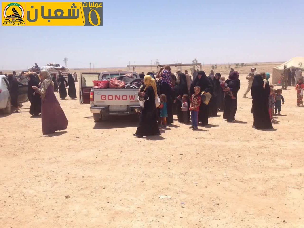 #الحشد_الشعبي 🇮🇶

لو اننا فعلاً نقتل المدنيين في #الفلوجة 

لماذا يهربون من #داعش ويلجأون لنا ؟ 

#عراقي_يا_تويتر