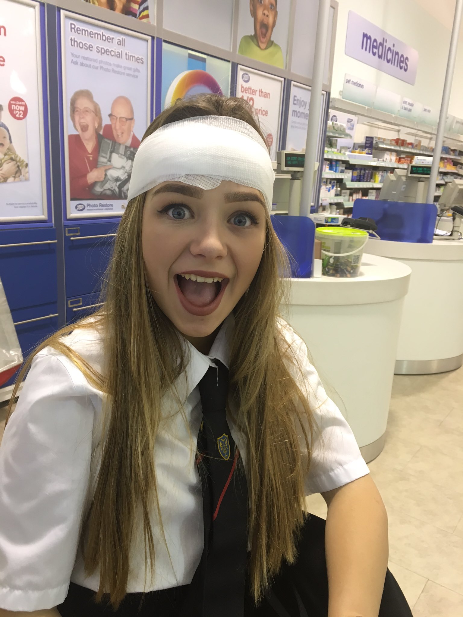 Connie Talbot on Twitter "Here's my BigBandage ! Bham_Childrens Lets